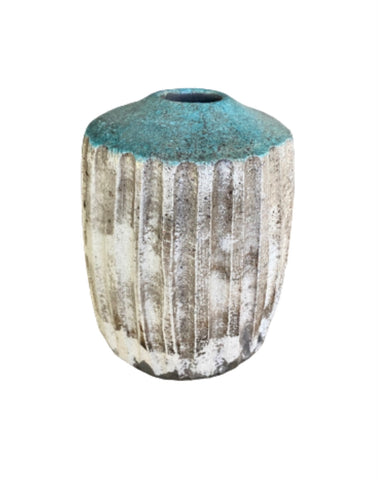 Raku vase