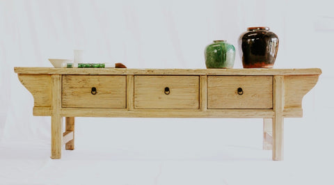 Low Elm Hall Table