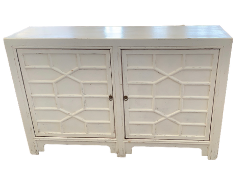 White Coastal Sideboard